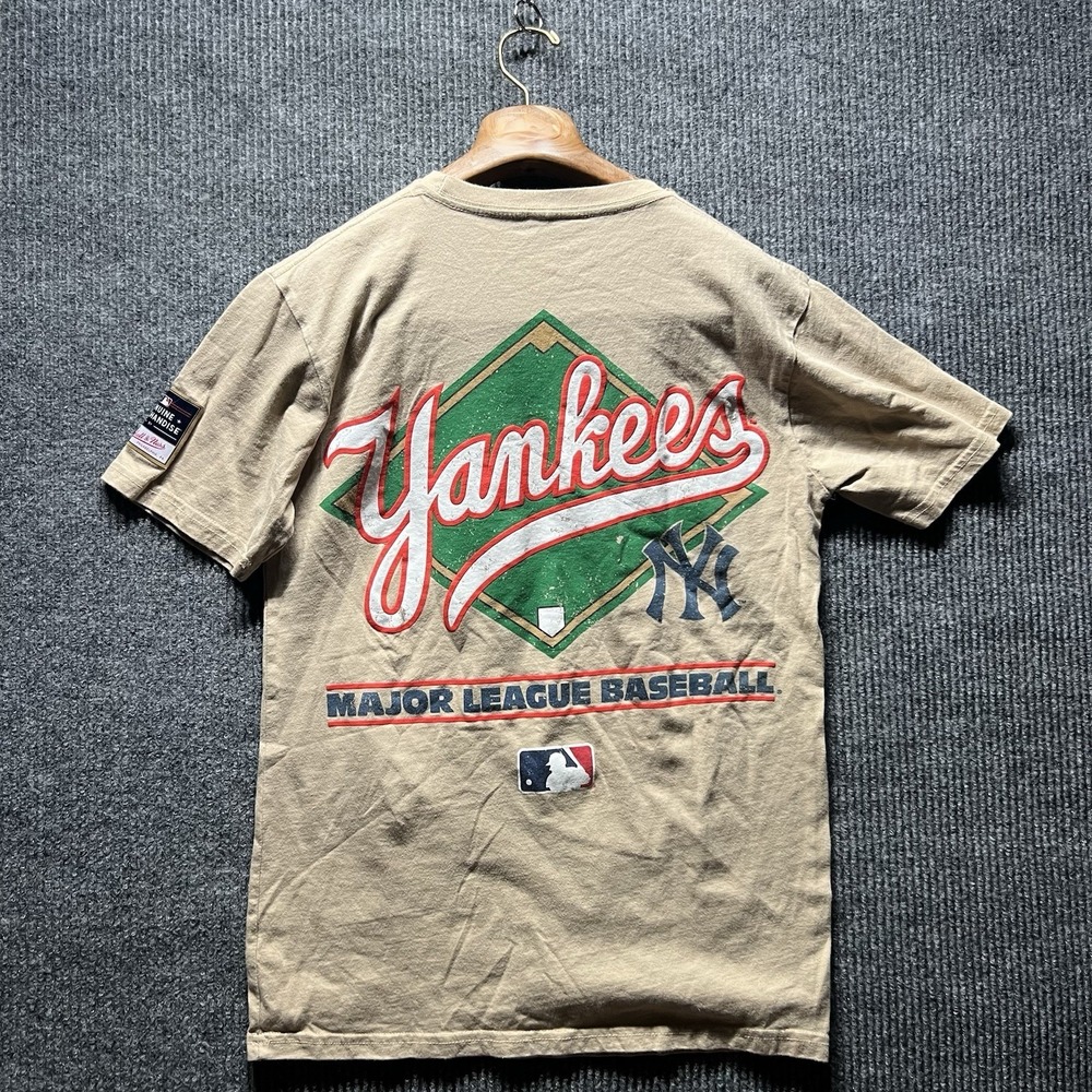 New York Yankees Mitchell and Ness T Shirt Mens Medium MLB Baseball - Picture 6 of 6